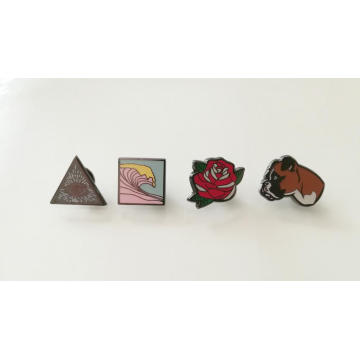 Custom Metal Hard Enamel Badge Lapels Pins with Paper Cards